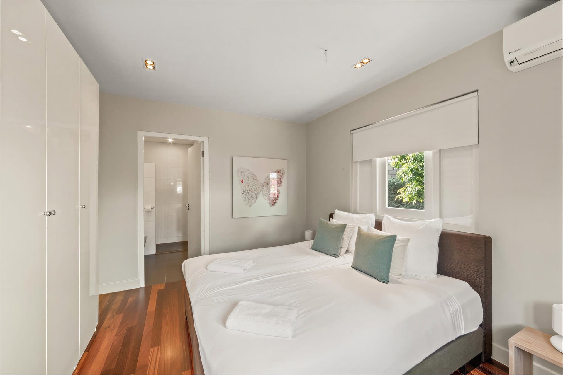 Third bedroom with wardrobe and air conditioning